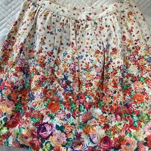 Cute floral a-line skirt